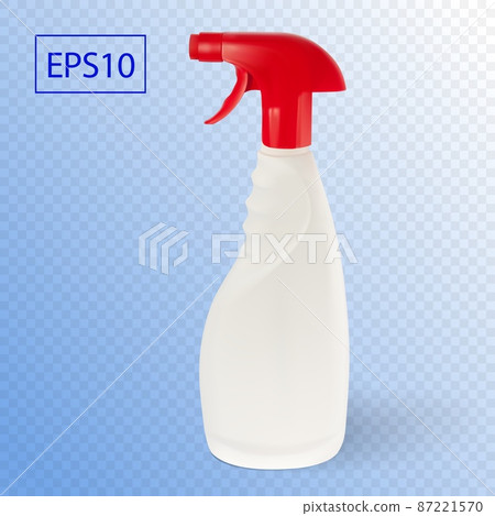 Realistic spray gun on a transparent background.  87221570