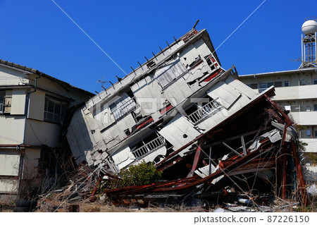 房屋因地震倒塌 房屋因地震倒塌 87226150