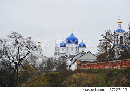 Cathedral in Bogolyubsky Monastery in Bogolyubovo Cathedral in Bogolyubsky Monastery in Bogolyubovo 87227435