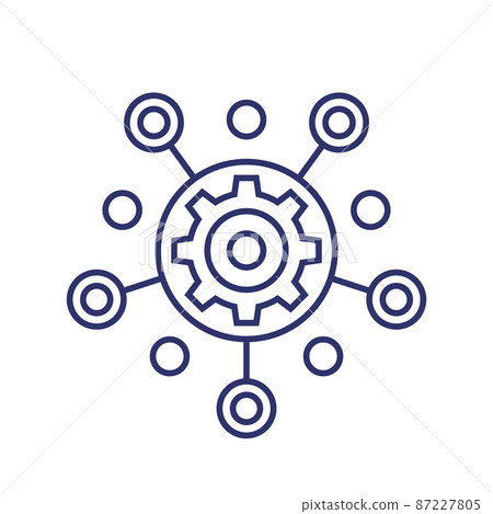 industrial manufacturing, production line icon industrial manufacturing, production line icon 87227805