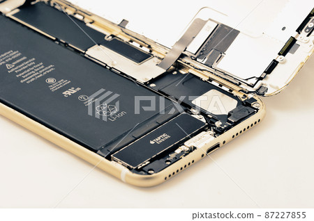 iphone 7 plus phone with an open case - with traces of repair iphone 7 plus phone with an open case - with traces of repair 87227855