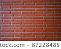 red brick wall 87228485