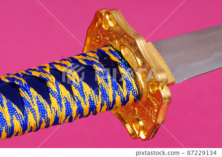 Samurai Sword Isolated 87229134