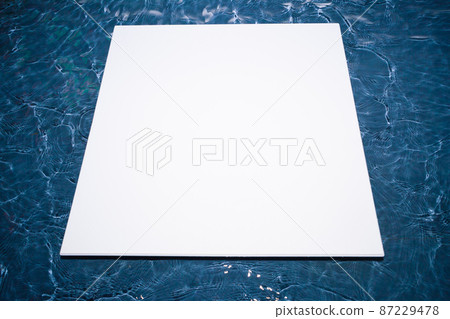 white banner in the water white banner in the water 87229478