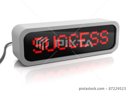 success text on the lcd character display 87229523