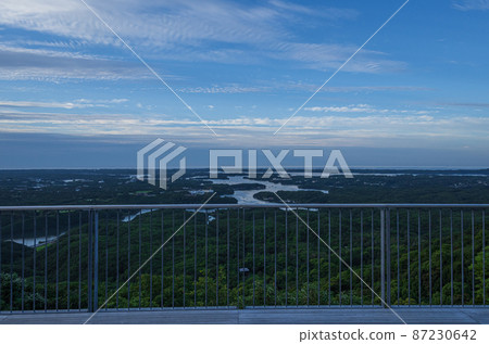 << Shima City, Mie Prefecture >> Ago Bay seen from the observatory 87230642