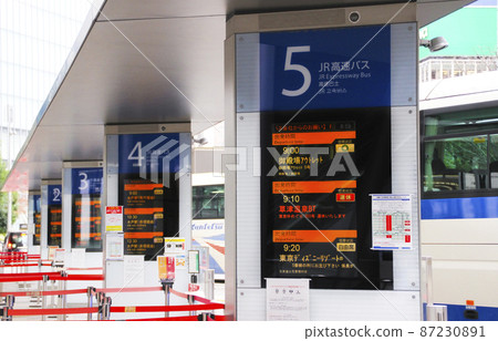 Tokyo Station / JR Expressway Bus Terminal / Bus Stop (Yaesu South Exit) / 1 Marunouchi, Chiyoda-ku, Tokyo 87230891