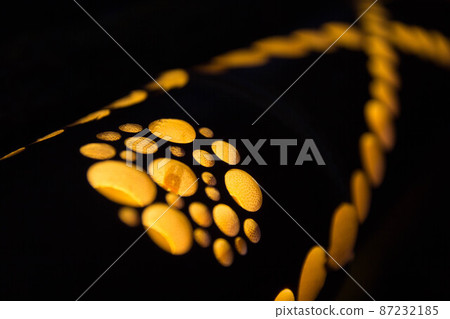 Bamboo work warm light lighting 87232185