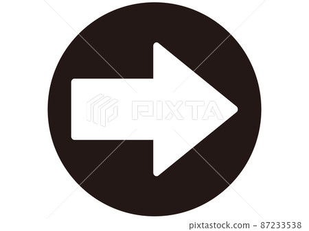 箭頭，注意，方向，點，標記，向前，標誌，向右，向右，向右箭頭，向右，向前，按鈕，指針 87233538