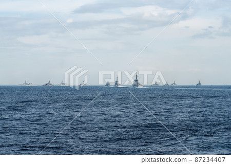 Maritime Self-Defense Force Fleet Review Escort Fleet 87234407