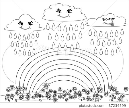 Coloring for vzvoslyh and children. Coloring page with scenery 87234599