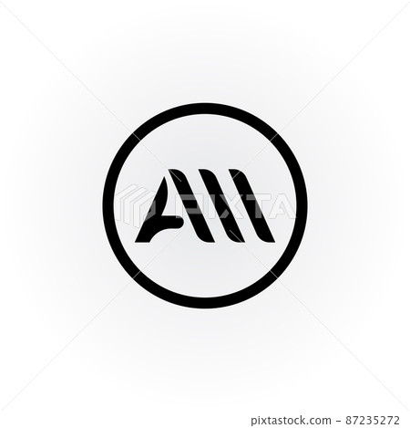 Initial AW, AM letter Logo Design vector Template. Creative Letter AW, AM Logo Design Initial AW, AM letter Logo Design vector Template. Creative Letter AW, AM Logo Design 87235272
