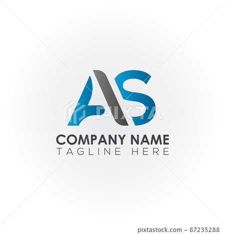 Initial AS letter Logo Design vector Template. Creative Letter AS Logo Design 87235288