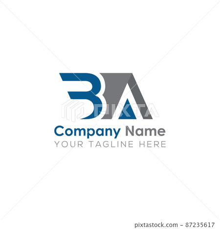 Initial BA Letter Logo With Creative Modern Business Typography Vector Template Initial BA Letter Logo With Creative Modern Business Typography Vector Template 87235617