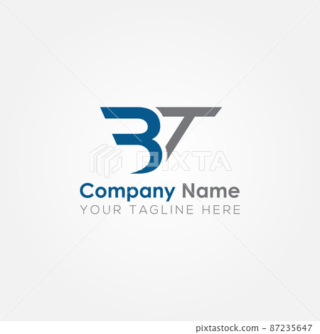 Initial BT Letter Logo With Creative Modern Business Typography Vector Template Initial BT Letter Logo With Creative Modern Business Typography Vector Template 87235647