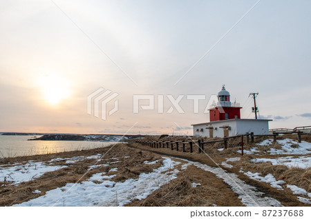 Cape Kiritappu in winter 87237688