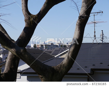 夜房天滿宮附近的富士山 夜房天滿宮附近的富士山 87238165