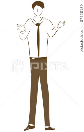 A person who measures the length (illustration... - Stock Illustration ...