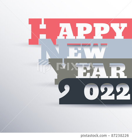 2022 happy new year. numbers minimalist style. vector linear numbers. design of greeting cards. vector illustration. 2022 happy new year. numbers minimalist style. vector linear numbers. design of greeting cards. vector illustration. 87238226