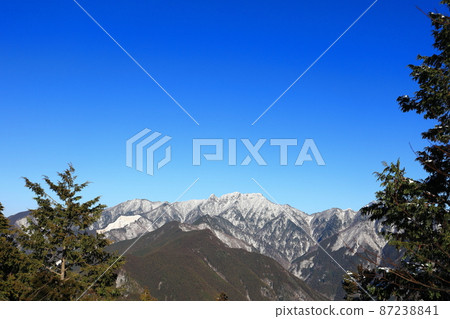 雪稻村岳和大日山 雪稻村岳和大日山 87238841