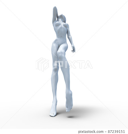 White figure female nude perming3DCG illustration material White figure female nude perming3DCG illustration material 87239151