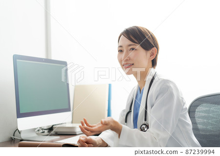 Female doctor consultation image 87239994