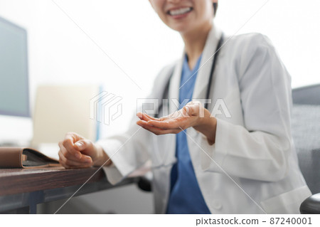 Female doctor consultation image Female doctor consultation image 87240001