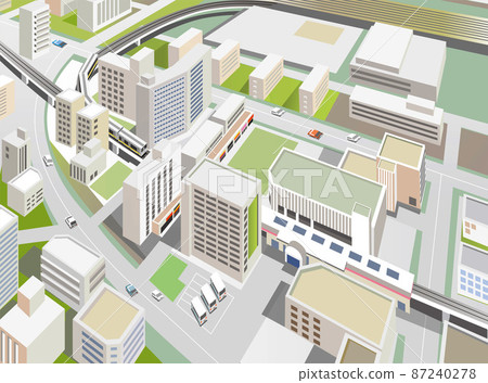 城市 街景 城市風光 87240278