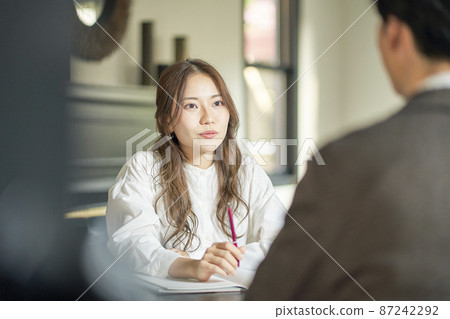 商務場景會見女性 商務場景會見女性 87242292