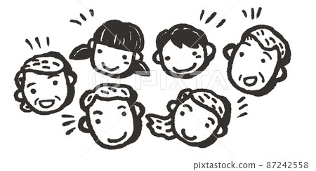 線藝親子三代和諧愛妮可妮可單色臉 線藝親子三代和諧愛妮可妮可單色臉 87242558
