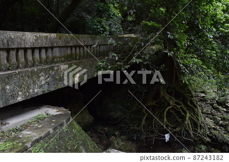 Takimi Bridge in Sueyoshi Park Takimi Bridge in Sueyoshi Park 87243182