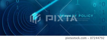 Data protection cyber security privacy. Technology security. Key with Padlocks on binary digits background. Vector illustration Data protection cyber security privacy. Technology security. Key with Padlocks on binary digits background. Vector illustration 87244792