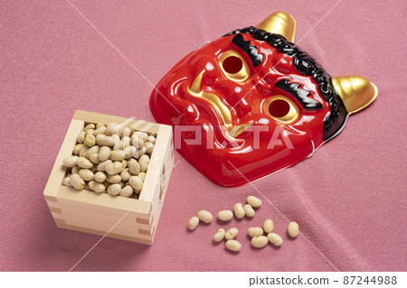 [Seasonal event] Setsubun bean sowing image 87244988