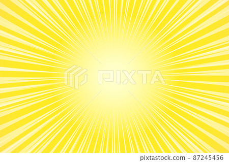 White concentrated lines on a yellow background White concentrated lines on a yellow background 87245456