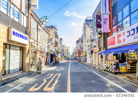 Cityscape of Meguro-ku, Tokyo Metropolitan University Station 87246591