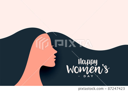 international womens day flat greeting design 87247423