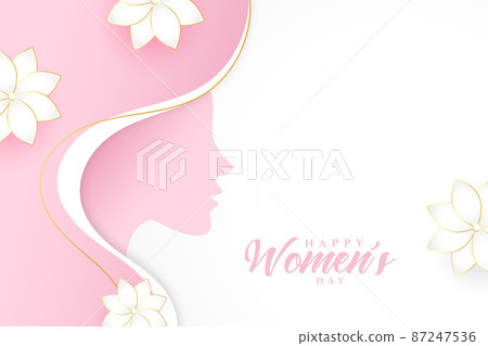 elegant womens day event wishes card design elegant womens day event wishes card design 87247536
