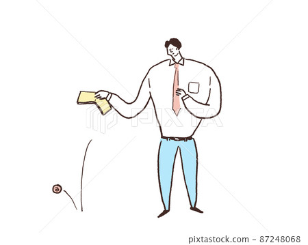 Men in suits spilling coins from their wallets, collar (horizontal, centered) Men in suits spilling coins from their wallets, collar (horizontal, centered) 87248068
