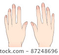 Normal hand 87248696
