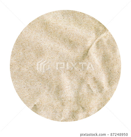 Brown and beige cardboard detail, round cardboard paper texture as background Brown and beige cardboard detail, round cardboard paper texture as background 87248950