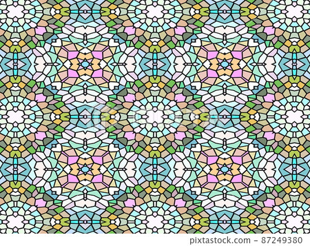 Continuous geometric pattern - Stock Illustration [87249380] - PIXTA