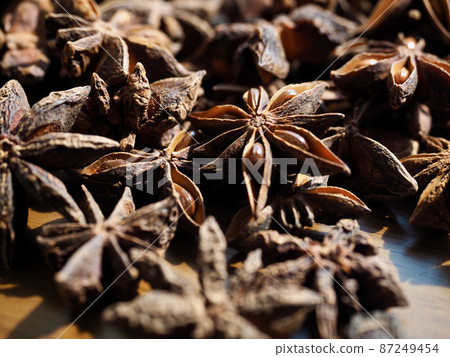 dried spice star anise hall, food, octagonal incense dried spice star anise hall, food, octagonal incense 87249454