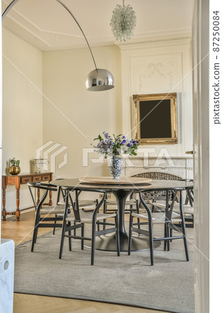 Luxury and beautiful dining room interior design Luxury and beautiful dining room interior design 87250084