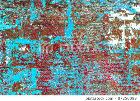 Modern colorful carpet isolated Modern colorful carpet isolated 87250089
