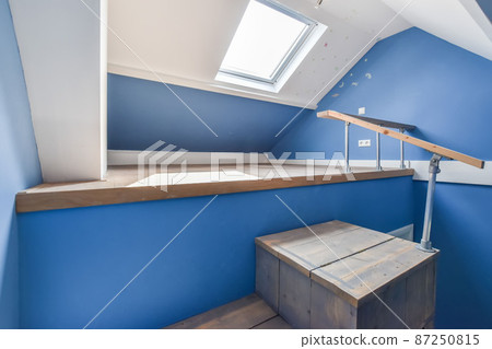 Bright interior design of a luxury house 87250815