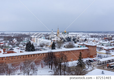 view of the Kolomna fortress from above 87251465