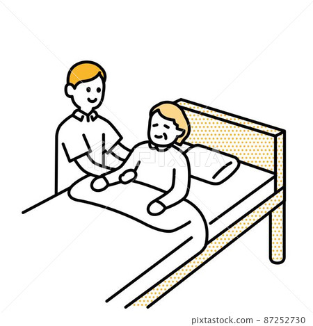 Summary of illustrations of caregivers and... - Stock Illustration ...