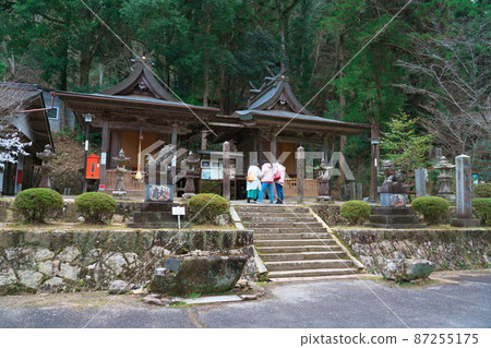 [Setouchi 33 Kannon Sacred Ground] No. 29, the main shrine of Nyu Shrine, the guardian shrine of Imakoyasan Ryukaji Temple, Sera-cho, Sera-gun, Hiroshima Prefecture 87255175