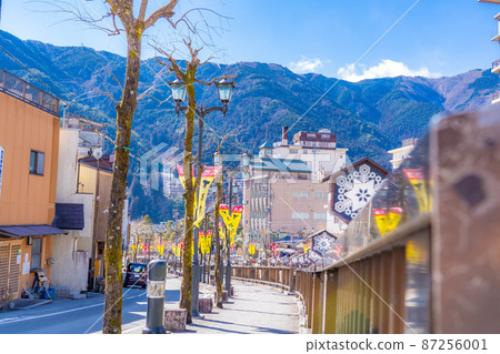 日本三大溫泉的街景下呂溫泉【岐阜縣】 87256001