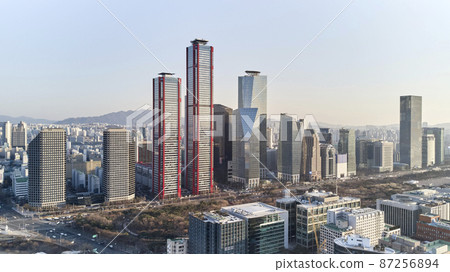 High-rise building, Seoul International Financial Center, securities district, Yeouido, Yeongdeungpo-gu, Seoul 87256894